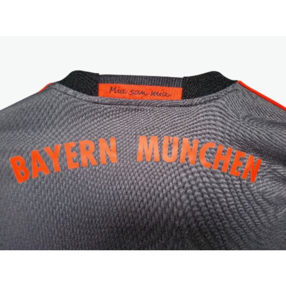 Adidas Bayern Munich Away Jersey 2019/20 Youth Medium 11-12Y Gray Soccer Shirt - Picture 6 of 7